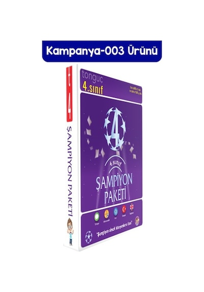 Tonguç Akademi 4. Sınıf Şampiyon Paketi (511756568)