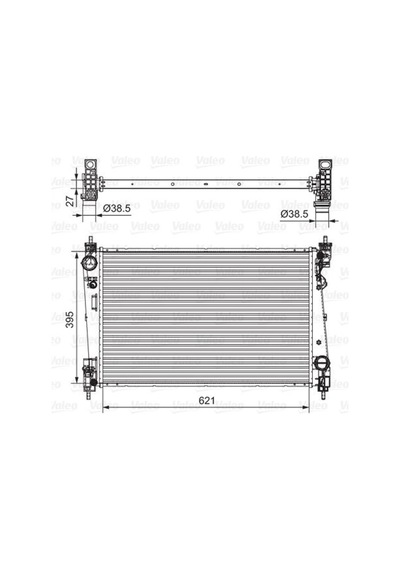 Radyatör - 842 - Doblo 1.4-1.3 Dmtj 10 - Combo 1.3 Cdti 12 - Meik Ac - Dpmıx-hb - /- 620x400x16