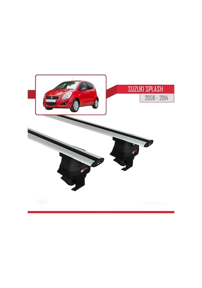 Suzuki Splash 2008-2014 Arası İle Uyumlu Ace-4 Ara Atkı Tavan Barı Gri