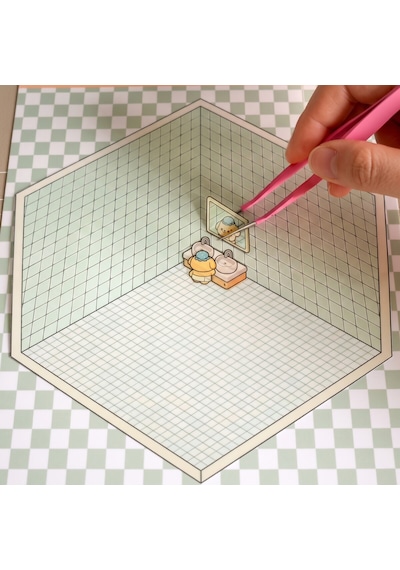 Bakgelal 3d Dıy Oda Tasarım Sticker Seti Cımbızlı Dekorasyon Ve Giydirme Çıkartma Aktivite Seti - 9017423218494 Çok Renkli
