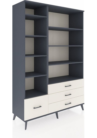 Hyperion Dolap 9 Raflı 4 Çekmeceli 132x44x195 Antrasit-antrasit/aytaşı Antrasıt/aytası - Antrasıt Hyperion Dolap 9 Raflı 4 Çekmeceli 132x44x195 Antrasit-antrasit/aytaşı Antrasıt/aytası - Antrasıt