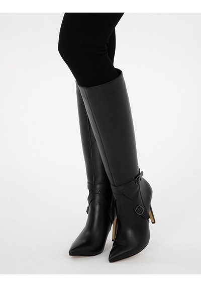 Pierre Cardin Siyah Topuklu Çizme 50315591-vr046