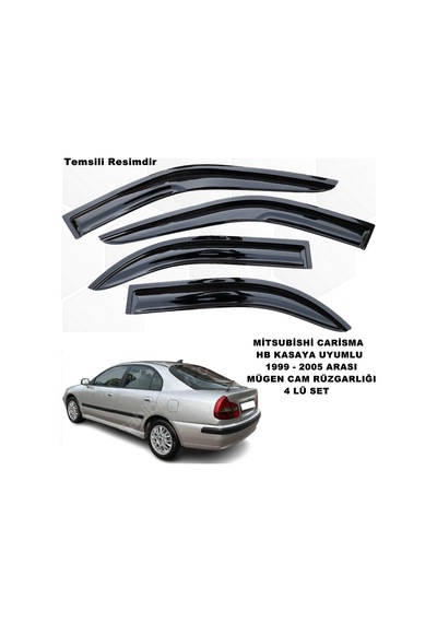 Mitsubishi Carisma HB Mügen Cam Rüzgarlığı 1999-2005 Arası 4 Lü