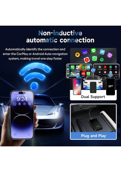 2air Mini5 Pro Carlinkit 5.0 Kablosuz Carplay Kablosuz Android Oto Kutusu 2.4g Carlinkit Mini5 Pro Carlinkit Genuine