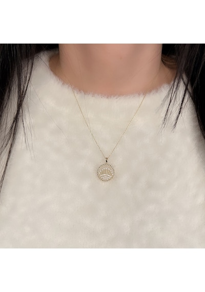 Kraliçe Tacı Altın Kolye Akm233