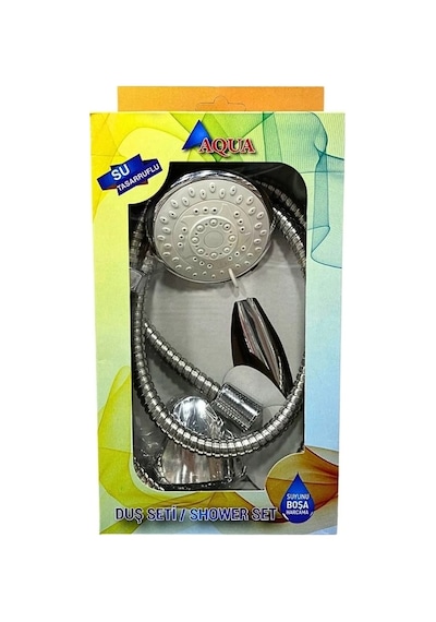 Aqua Kutulu Duş Seti Çok Renkli