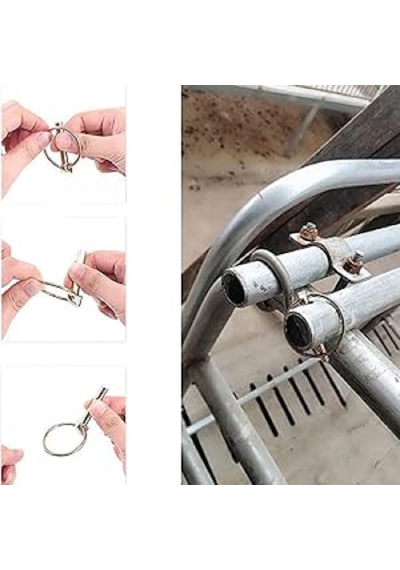 Traktör Pimi Yaylı Çelik 10 Mm Pim - 2 Adet
