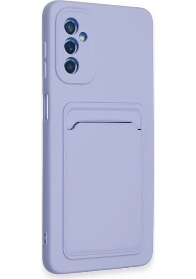 Flzdgnkr Newface Samsung Galaxy A14 4g Kılıf Kelvin Kartvizitli Silikon - Lila LİLA