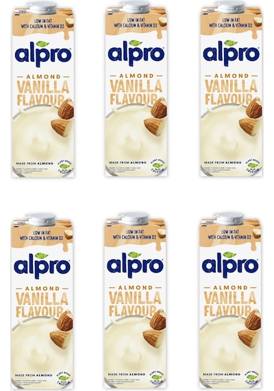 Alpro Vanilya Badem İçeceği 1 Lt X 6 Adet