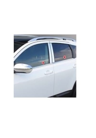 Nissan Qashqai Krom Cam Çıtası 2007-2010 4Prç Paslanmaz Çelik