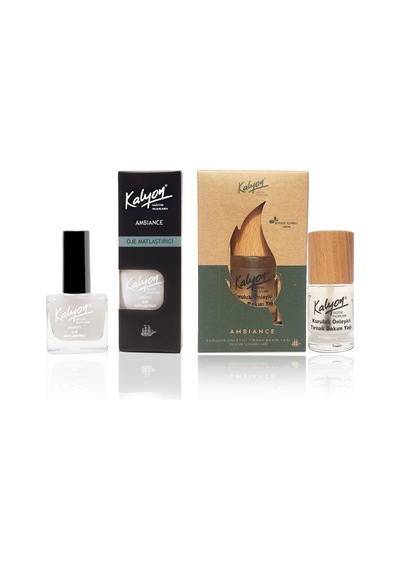 Kalyon   Tırnak Bakım Yağı 11 ML + Kalyon Oje Matlaştırıcı