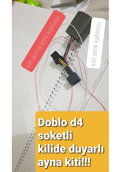 Doblo D4 Soketli Kilide Duyarlı Ayna Katlama Kiti