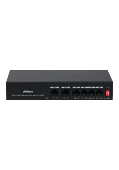 Dahua 6port 36w 4port Poe Pfs3006-4et-36 10/100 2x-uplınk Yönetilemez Switch-210737