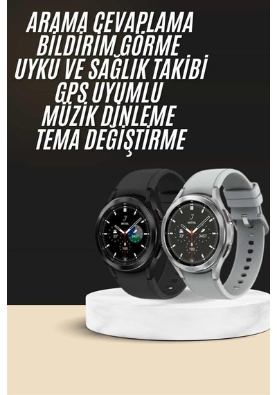 Akıllı Saat Aksesuarları Yeni Nesil Akıllı Saat Çağrı Cevaplayabilen Plastik 47 Mm Uyumlu Kordon