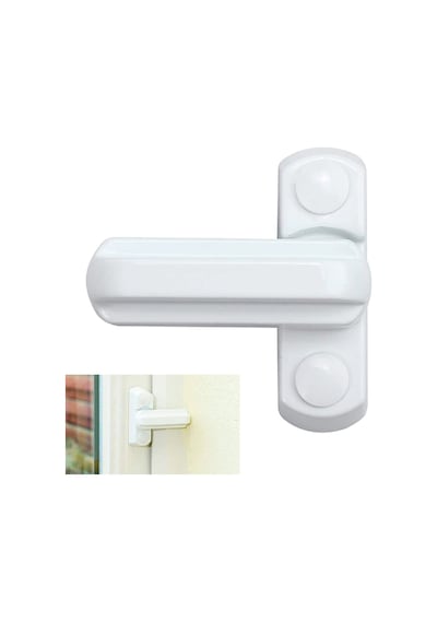 Pvc Pimapen Pencere Cam Balkon Kapısı Güvenli Emniyet Kilidi 5639 Açık Bej