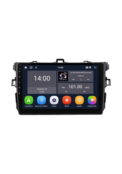 Toyota Corolla Android Multimedya Sistemi 2008-2012 Crv-4543xd