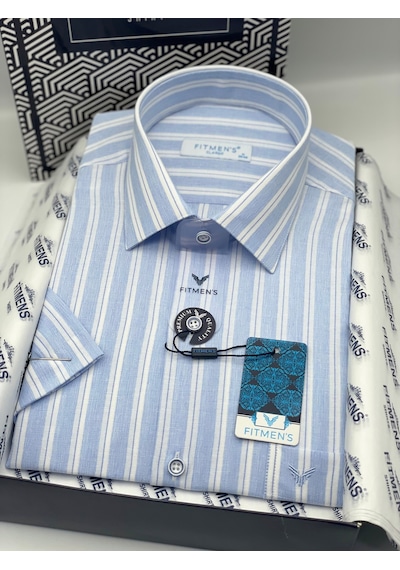 Klasik Kısa Kol Keten Cotton Nefes Alan Kumaş Hediye Kutulu Erkek Gömlek Fs-004574 - Açık Mavi-3310 Açik Mavi Klasik Kısa Kol Keten Cotton Nefes Alan Kumaş Hediye Kutulu Erkek Gömlek Fs-004574 - Açık Mavi-3310 Açik Mavi