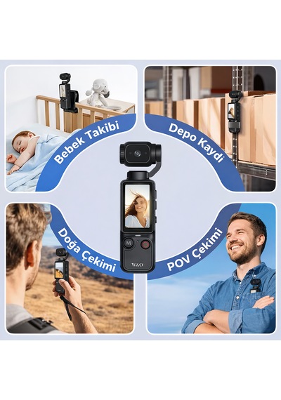Yüksek Çözünürlüklü 66mp Dijital Kamera 2.5k Video Çekimi, 16x Zoom Ve Webcam Özelikli Taşınabilir