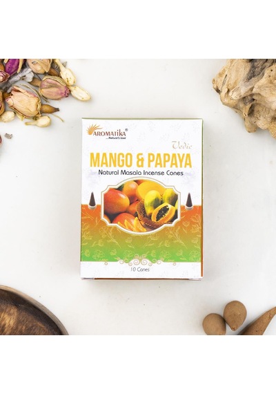 Aromatika Manga & Papaya Aromalı Konik Tütsü