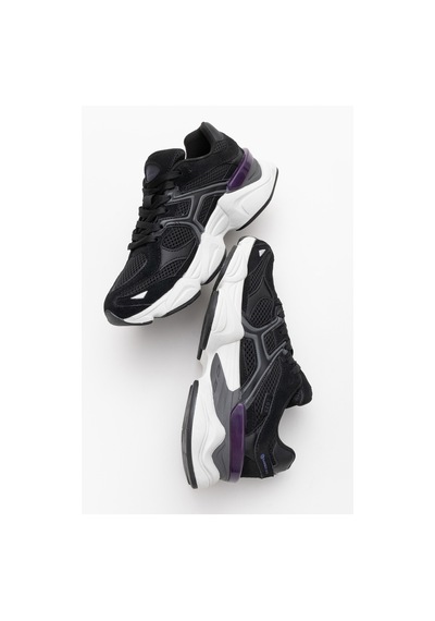 Hammer Jack Kadın Bağcıklı Rahat Kalın Taban Sneaker Hj 25009z Siyah Siyah