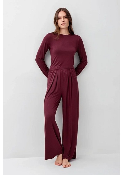 Artış Collection Artış 18210 Bayan Pijama Takımı Bordo