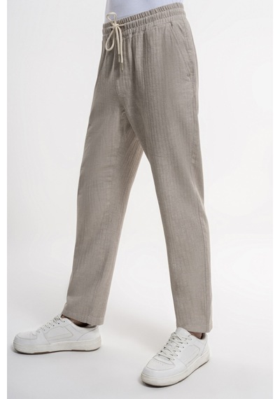 Regular Fit Bej Erkek Pantolon Lf2035171 Bej