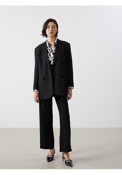 Lcw Vision Siyah Kadın Blazer Ceket