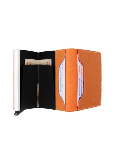 Walsmart Book Floater Akıllı Mekanizmalı Deri Cüzdan Turuncu