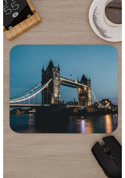 London Londra İngiltere 2 V4 22x18 Gaming Kauçuk Kaymaz Taban Mouse Pad Fare Altlığı