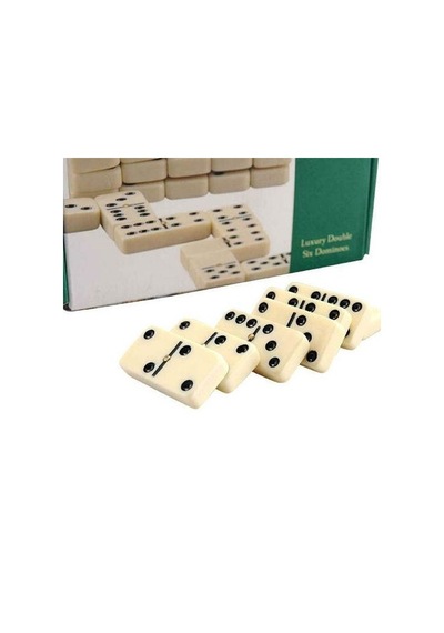 Çantalı Orta Boy Melamin Domino Taşı 28 Parça Domino Oyunu