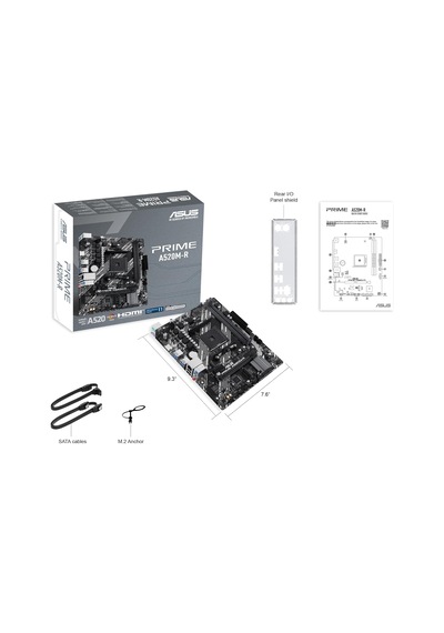 Asus Prime A520m-r Amd Am4 Ddr4 Micro Atx Anakart