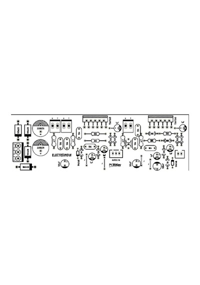 25X3 Kanal 75 Watt Amfi Devre Kartı Yeşil