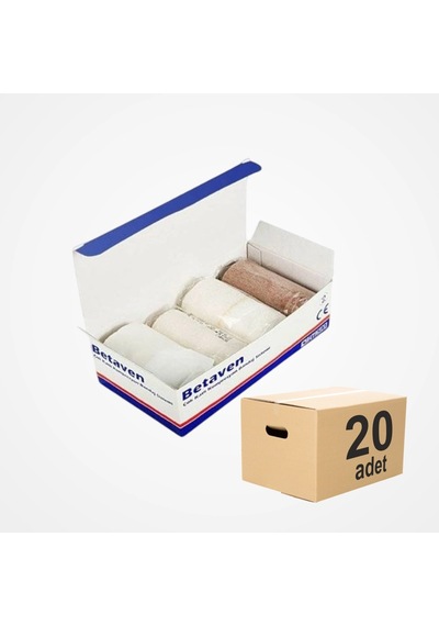 Betaven Dörtlü Çok Katlı Kompresyon Bandaj Sistemi - 20 Paket