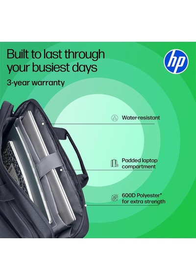 Hp 14" Everyday Laptop Çantası, 600d Geri Dönüşümlü Polyester, 9l Çok Renkli