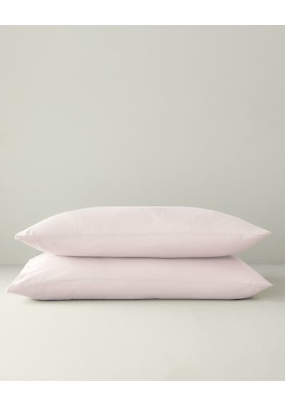 English Home Pure Pamuklu 2'li Yastık Kılıfı 50x70 Cm Toz Pembe Toz Pembe