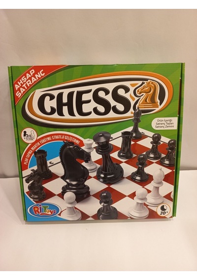 Chess Ahşap Satranç Kutu Oyunu