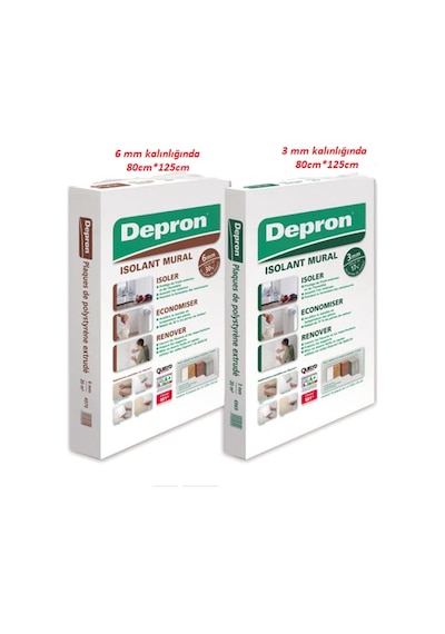 Depron G3-3 Mm Yalıtım Malzemesi Levha 80 X 125 Cm 10 Adet 10M2