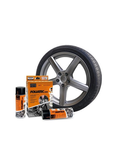 Jant Metal Sprey Folyo Yüzey Kaplama Seti 2x400ml. Tunç Metalik Gri Mat