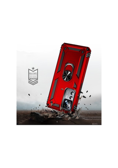 Xiaomi Mi 12t Pro Kılıf Yüzüklü Zırh Tank Vega