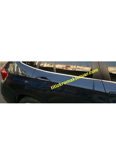Bmw X1 E84 Krom Cam Altı Çıtası Aksesuarı 6 Parça Paslanmaz Çelik