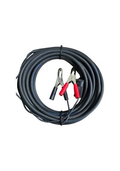 Aküden Bağlantılı Araç Çakmaklık Uzatma Kablosu Akü Maşalı 12-24 V/16a 2 X1,5mm Ttr Bakır 10mt-siyah