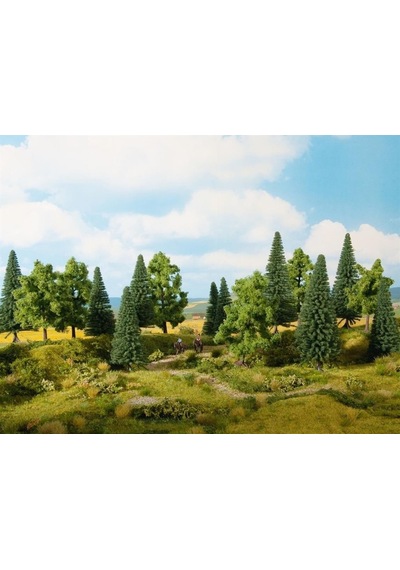 Noch 24620 Karışık Orman Ağaçları, 8 Adet, 10-14 Cm. Diorama Malzemesi-54858