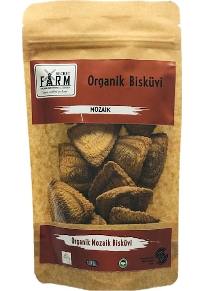 Secret Farm Mozaik Organik Bisküvi 100 G