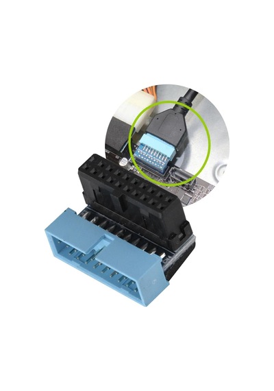 Ancheyn Usb 3.0 19 20 Pin Dişi Erkek 90 Derece Yön Değiştirme Uzatma Adaptörü 2 Adet 4976 Sku: Smg8690010128713