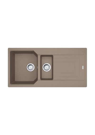 Franke Urban Ubg 651-100 Granit Oyster Evye, Active Plus Doccia Krom Armatür Kahverengi