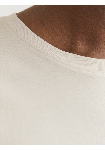 Jack & Jones Jack Jones Yazılı Erkek Bisiklet Yaka Tişört 12151955 Bej