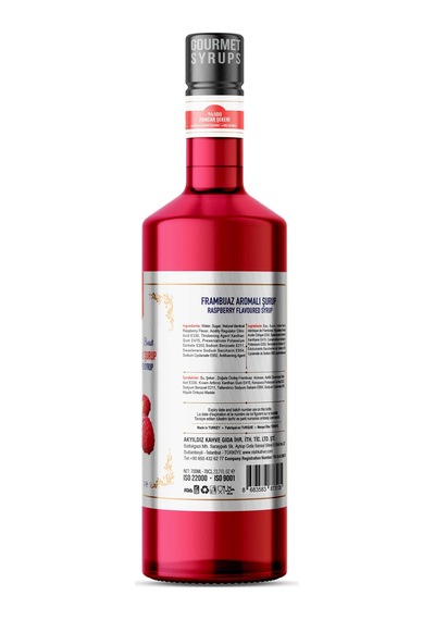 Nish Frambuaz Aromalı Şurup 700 Ml - Pet Şişe
