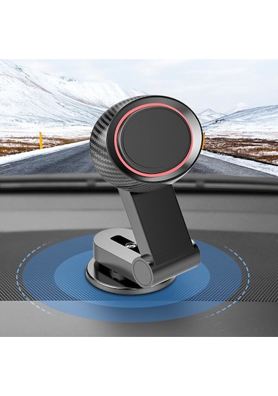 Ally Mıknatıslı Araç Telefon Tutucu Cam Ve Torpido Üstü (344010856)-Siyah