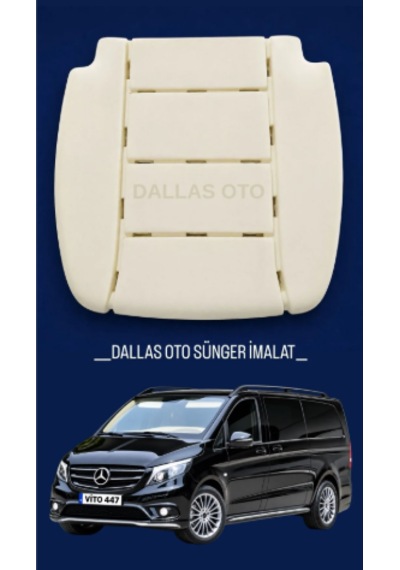 Mercedes Vito W447 Uyumlu Araç Koltuk Oturak Süngeri 2014 Ve Sonrası 1