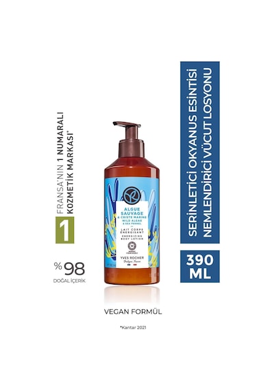Okyanus Esintisi Kokulu Nemlendirici Ve Besleyici Serinletici Vücut Losyonu 390 Ml